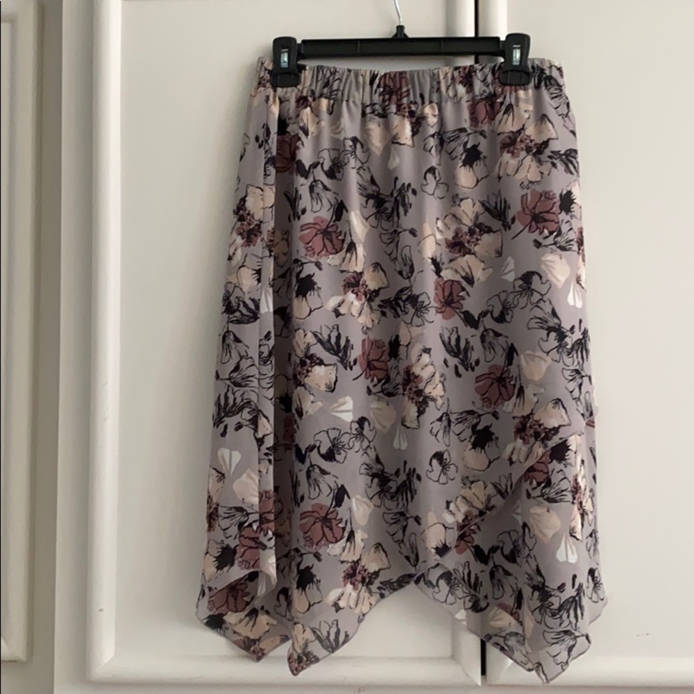 Leith flora flowing skirt